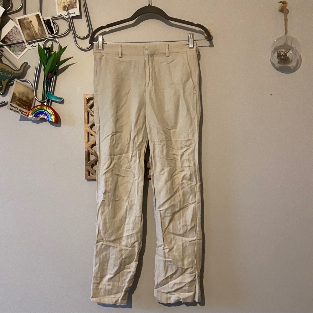 Boys Lightweight Khaki Dress Pants